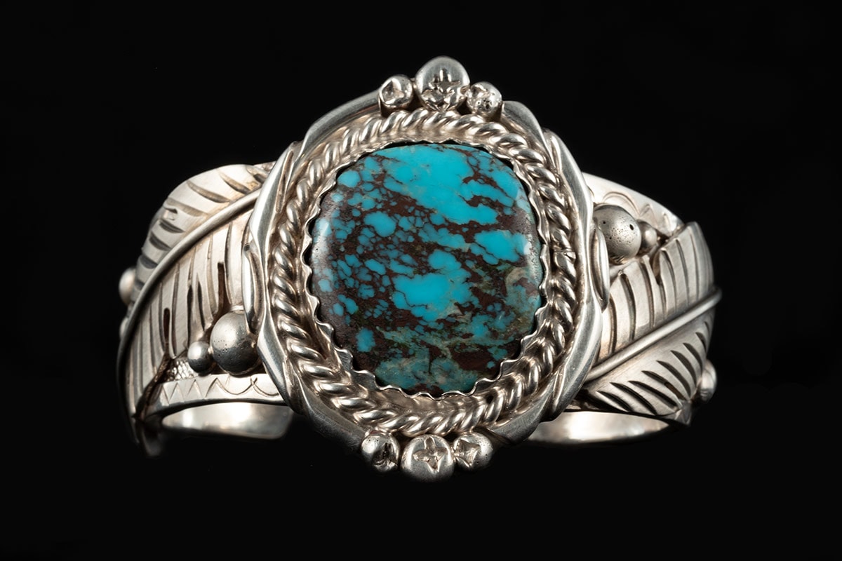 Jerald Arviso Sterling Silver Cuff From Santa Fe Indian Market 2021